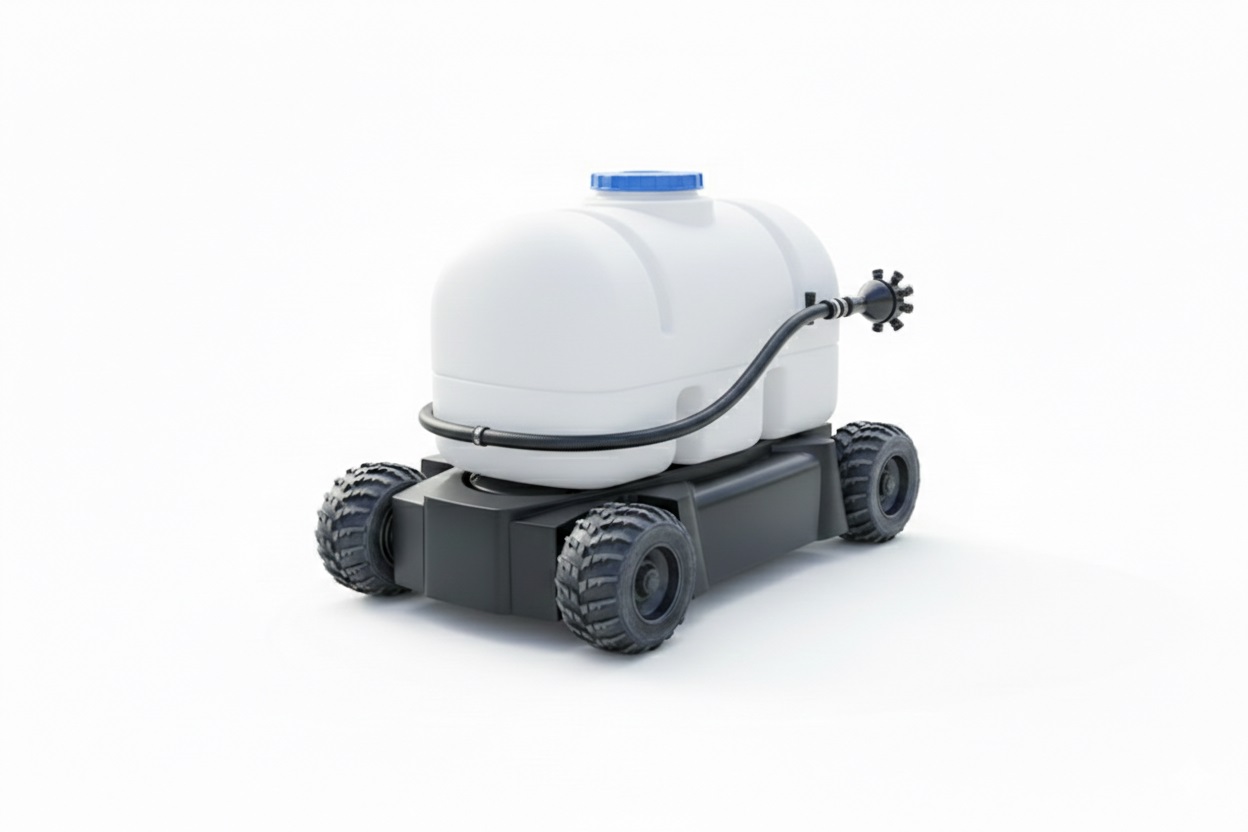 Agronomic Robotics Water Bot with tank and precision sprayer